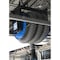 Lev-Co 4" high temp motorized hose reel c/w 25' of hose, electric motor and remote control HRE-4-25-HT - alternate 2